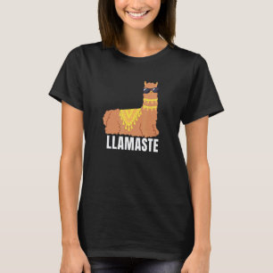 Camiseta Lhama De Óculos De Sol Lama