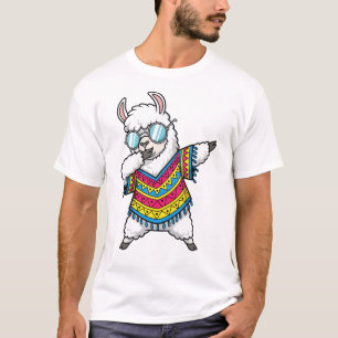 Camiseta Lhama Divertida Engraçada Dança Dab