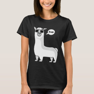 Camiseta Lhama Dizendo E aí Alpaca Animal Fofo