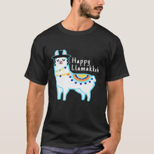 Camiseta Lhama do Hanukkah Feliz Llamakkah Judaico