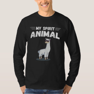 Camiseta Lhama É Meu Animal Espiritual Lhama