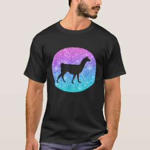 Camiseta Lhama Elegante Fofa Para Meninas Adolescentes E Mu