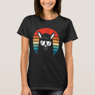 Camiseta Lhama engraçada alpaca para mulheres e homens Pres
