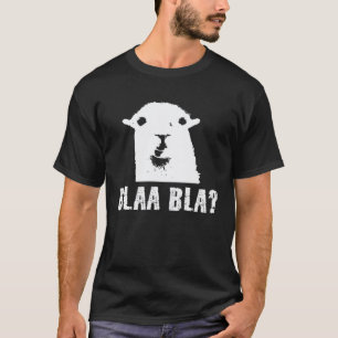 Camiseta Lhama Engraçada Bla Blaa