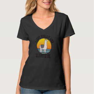 Camiseta Lhama Eu Só Realmente Gosto de Lhamas Ok Animal
