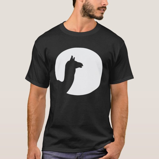 Camiseta Lhama lua (Frente)