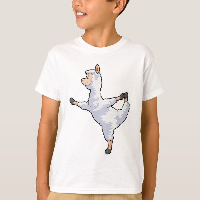 Camiseta Lhama no Yoga Fitness (Frente)
