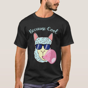 Camiseta Lhama ou Alpaca com Bubblegum Porque Lhama Legal