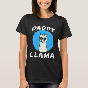 Camiseta Lhama Pai Correspondência Família Aniversário Alpa
