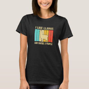 Camiseta Lhama Para Crianças Homens Mulheres Criação de Alp