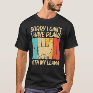 Camiseta Lhama Para Homens Mulheres Lhama Fazenda Animal 6