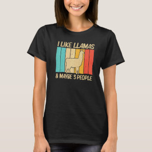 Camiseta Lhama Para Homens Mulheres Lhama Fazenda Animal 9