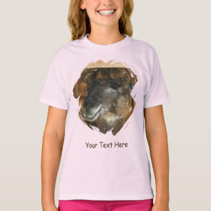 Camiseta Lhama Personalizada Fofa