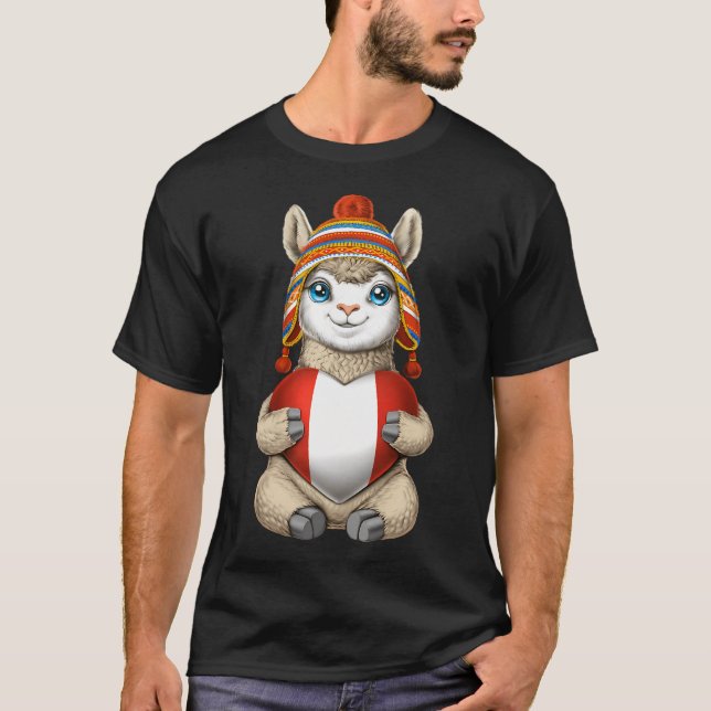 Camiseta Lhama Peruana (Frente)