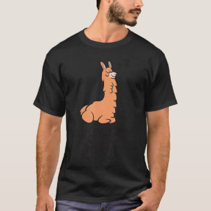 Camiseta Lhama Preguiçoso A Luta É Real Lhama