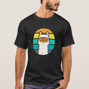 Camiseta Lhama Retro Alpaca Vintage Vintage