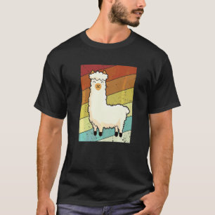 Camiseta Lhama Retro Divertida Criador de Vicunha e Guanaco