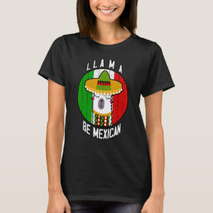 Camiseta Lhama Seja Mexicano Festa Cinco De Mayo Vamos Fes