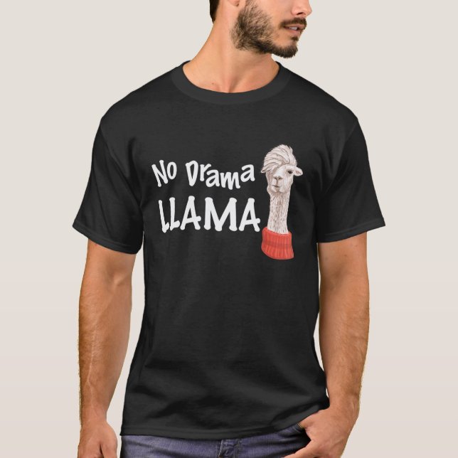 Camiseta Lhama Sem Drama (Frente)