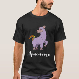 Camiseta Lhama Unicórnio Alpacacórnio Fazendeiro Lhama
