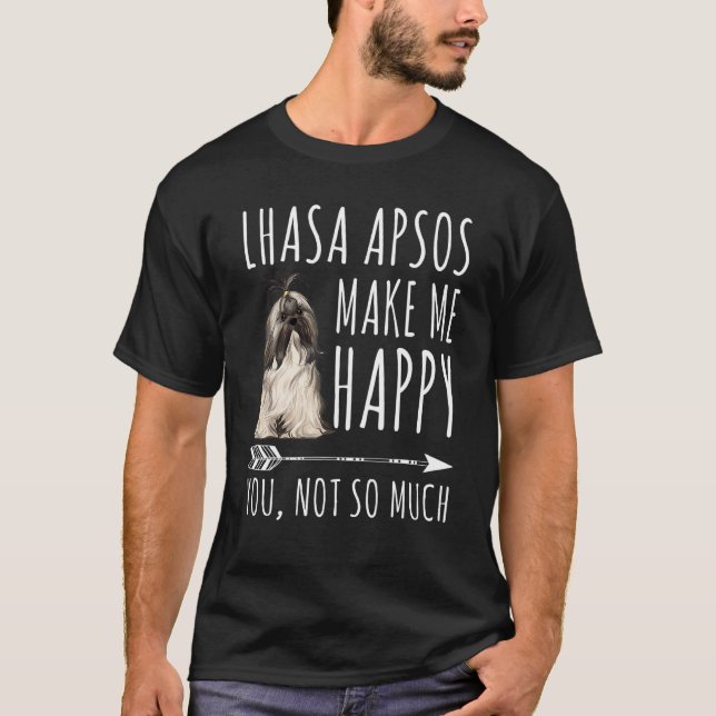 Camiseta Lhasa Apso Dogs Redeem Me Happy (Frente)