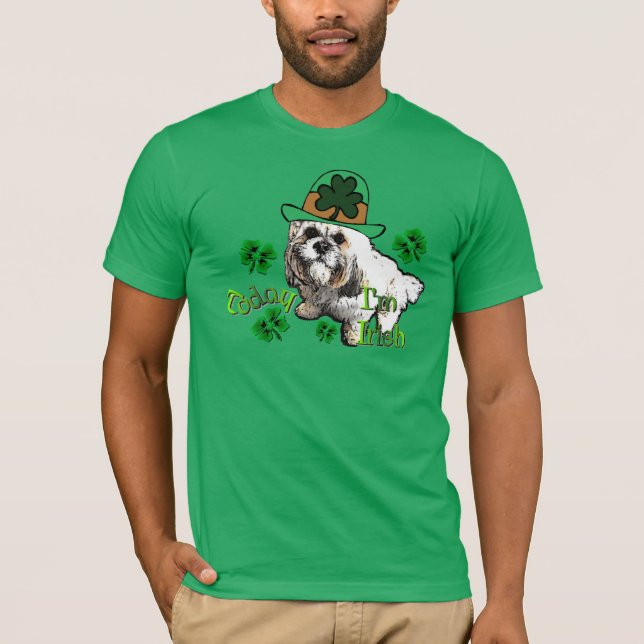 Camiseta Lhasa Apso St Patricks (Frente)