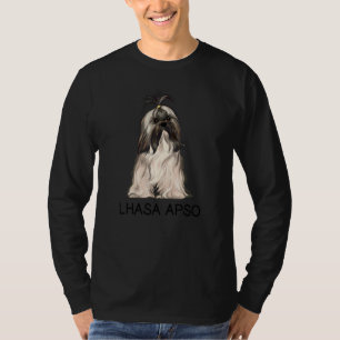 Camiseta Lhasa Apsos Cachorro Louco