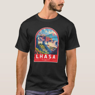 Camiseta Lhasa Tibet Viagem Art Vintage