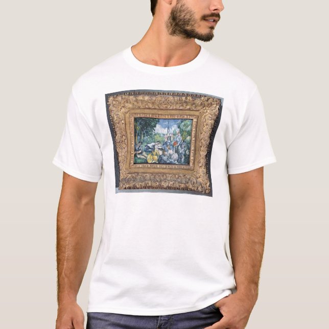 Camiseta L'herbe do sur do Dejeuner de Paul Cezanne |, (Frente)