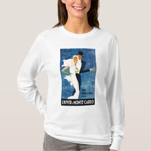 Camiseta L'Hiver Monte - viagens vintage de Carlo Monaco