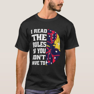 Camiseta Li as regras para que não tenhas de divertir o Con