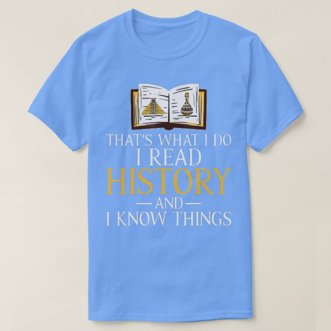 Camiseta Li História e Sei Coisas Cute Book Amantes Gi (Frente do Design)