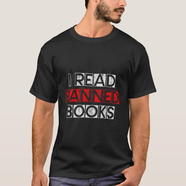 Camiseta Li Livros Banidos. (Frente)