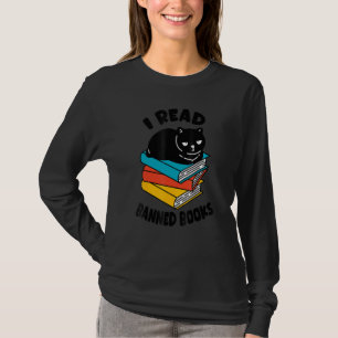 Camiseta Li Livros Banidos Leitura Negra Leitora de Gatos N