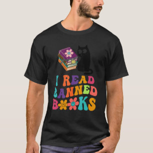 Camiseta Li Livros Banidos Leitura Negra Leitora de Gatos N