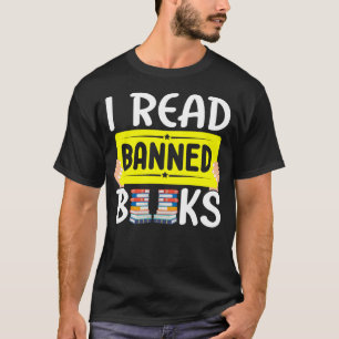 Camiseta Li Livros Banidos Que Estou Com O Livro Banido Lid