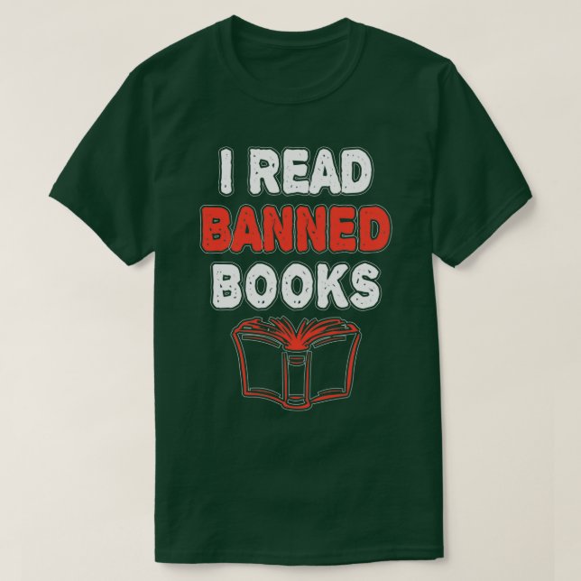 Camiseta Li Livros Banidos Semana Engraçada De Livros Banid (Frente do Design)