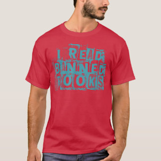 Camiseta Li Livros Banidos Sobre Bibliotecas