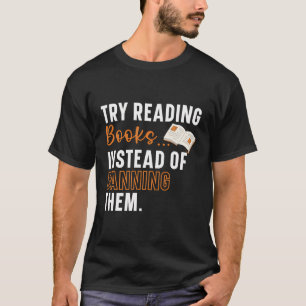 Camiseta Li Livros Como Se Fosse Meu Trabalho Ler Livros Li