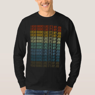 Camiseta Li livros como se fosse o meu Bibliotecário