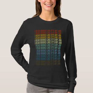 Camiseta Li livros como se fosse o meu Bibliotecário