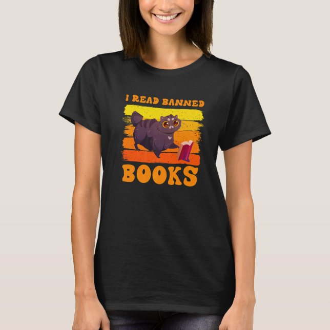 Camiseta Li livros proibidos Reader Bookworm 2 (Frente)
