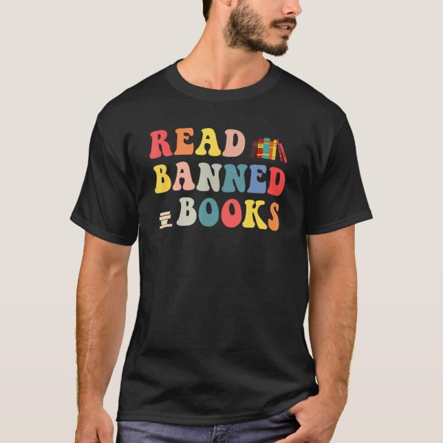 Camiseta Li o worm de Leitura de Livros Banidos (Frente)
