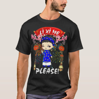 Camiseta Li Xi Me Por Favor Engraçado Garoto Novo Vietnamit