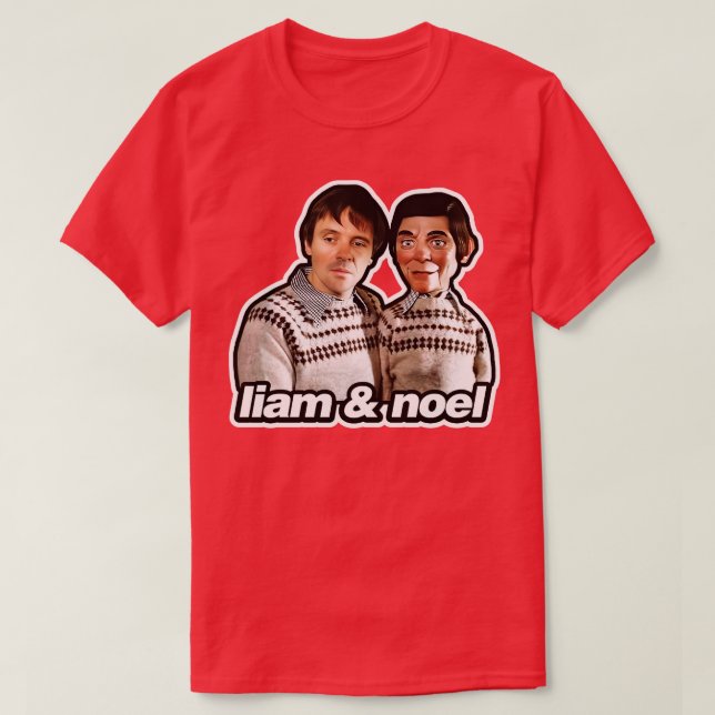 Camiseta Liam e Noel Magic (Frente do Design)