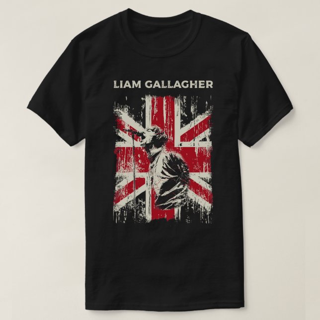 Camiseta Liam Gallagher (Frente do Design)