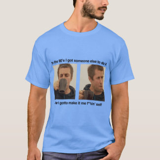 Camiseta Liam Gallagher fazendo um presente aos amigos