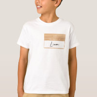 Liam Name Shirt Boys Olá Meu Nome É Label Kids