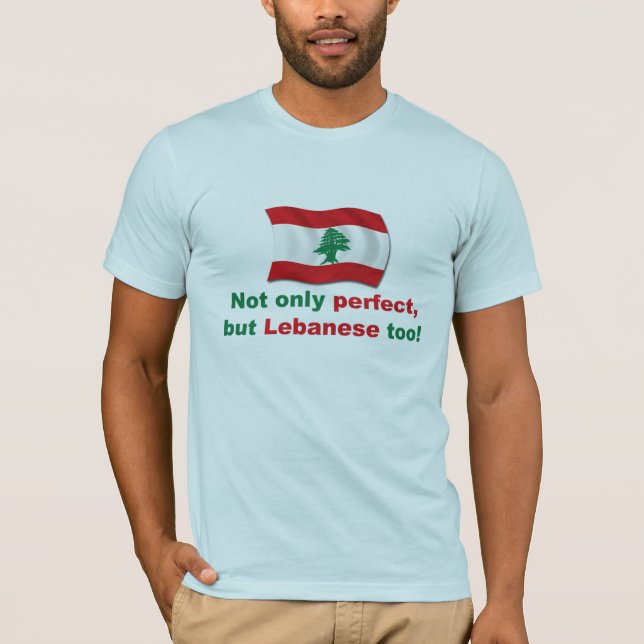 Camiseta Libanês perfeito (Frente)