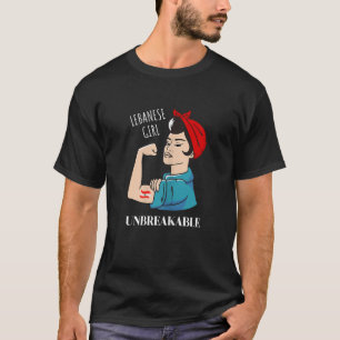 Camiseta Libanesa Patrimônio Inseparável Libanesa Bandeira